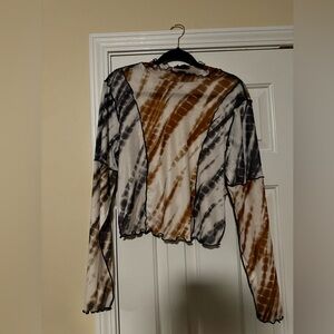 Mesh Multi colored Print Top